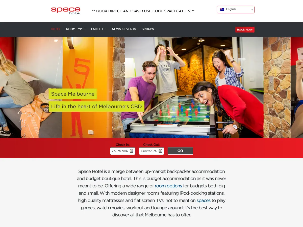 Space Hotel's website