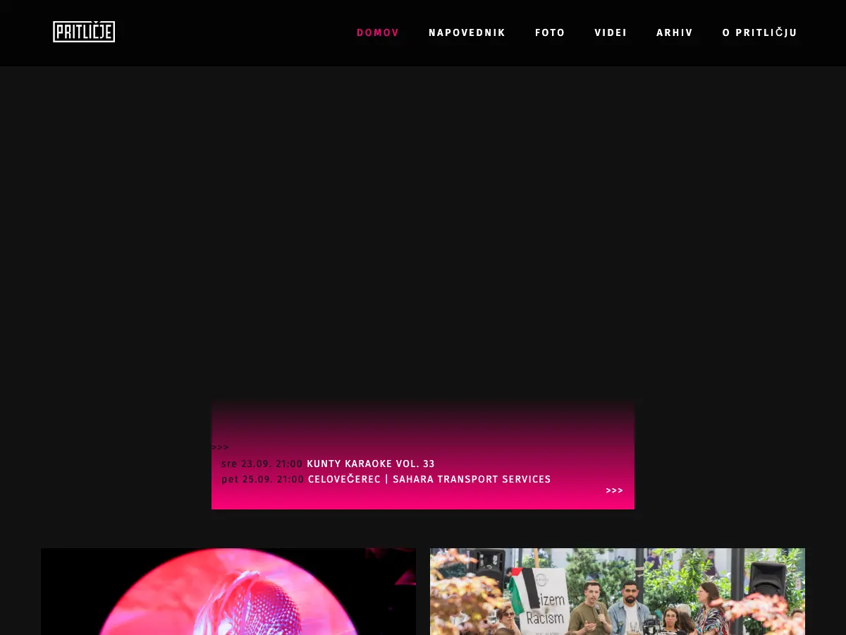 Pritličje's website