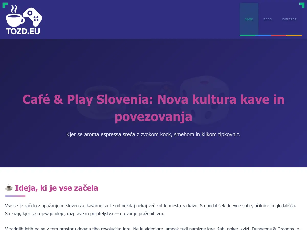 TOZD's website