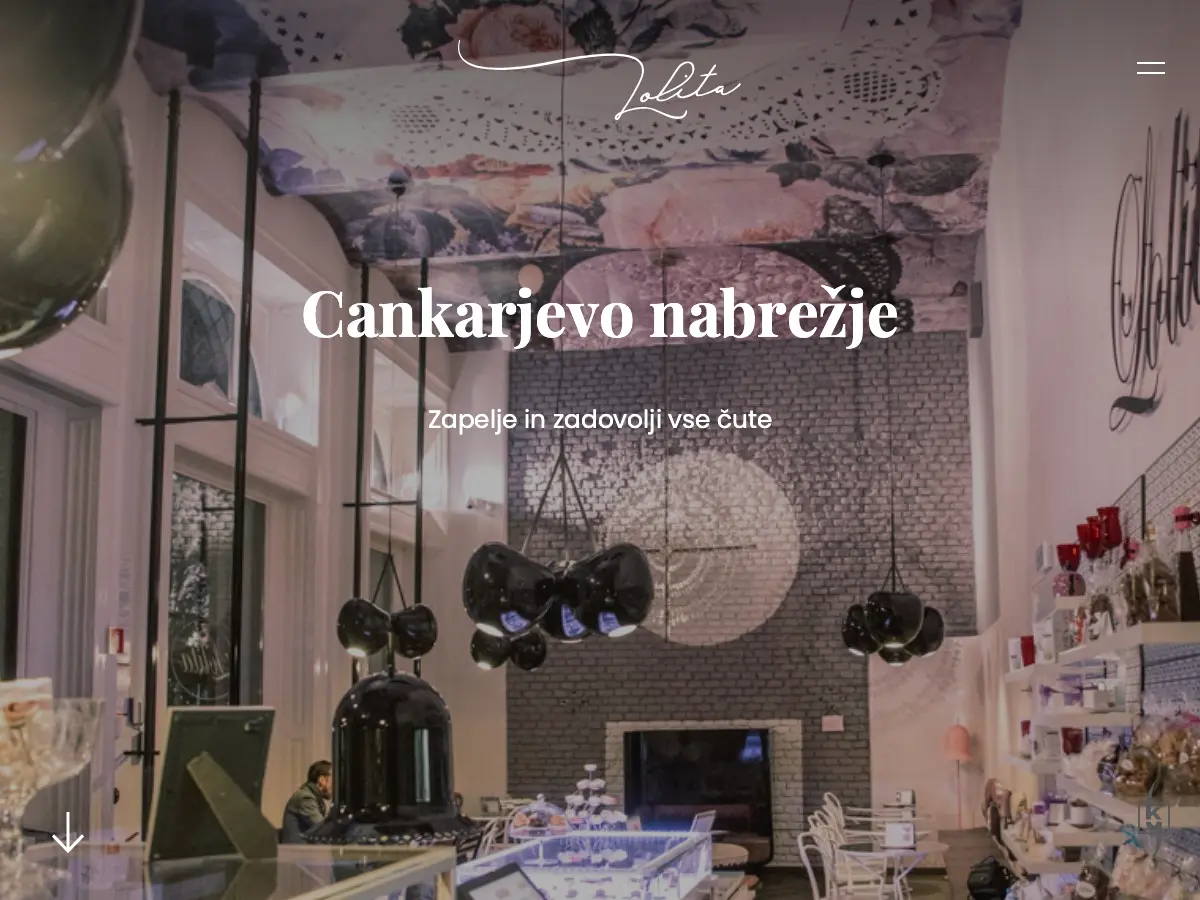 Lolita Cankarjevo nabrežje's website