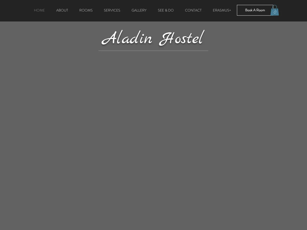 Hostel Aladin's website