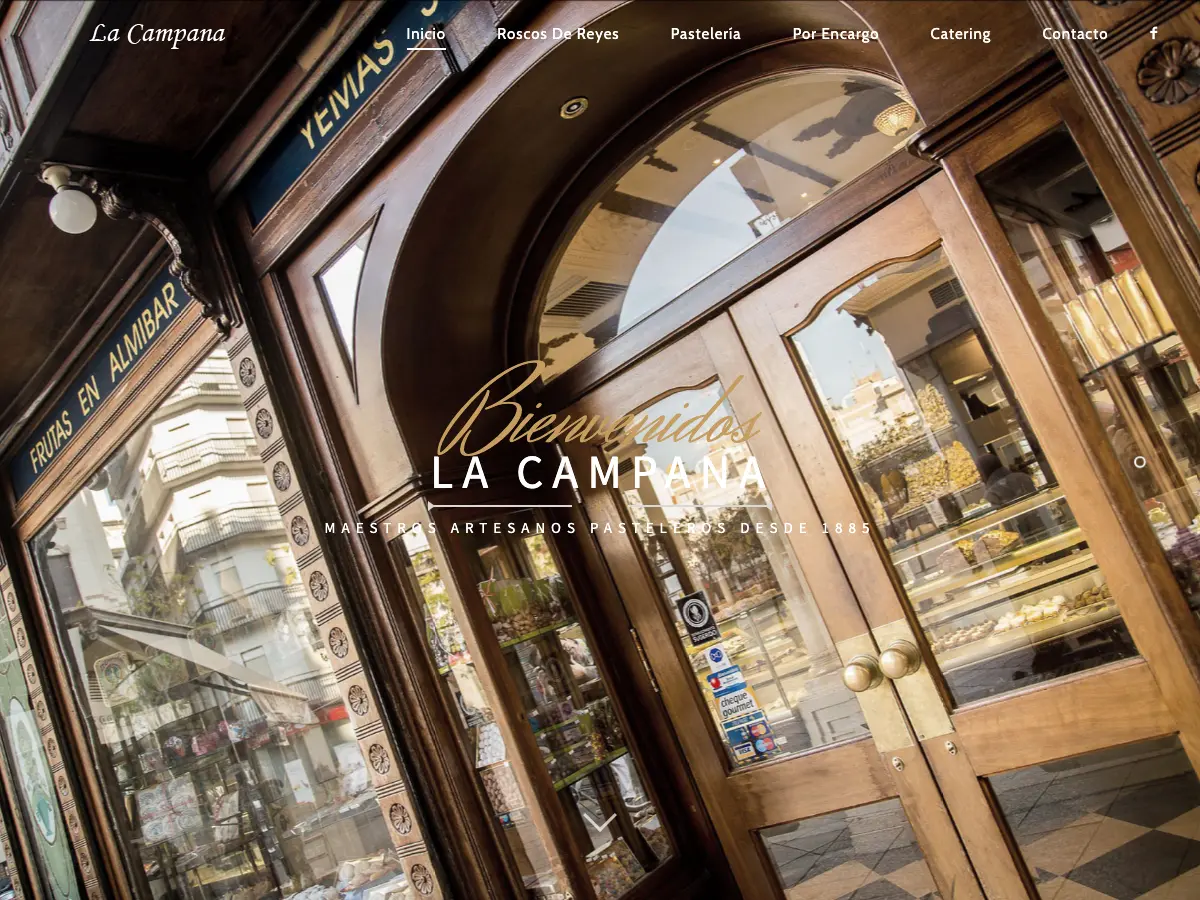 La Campana Confectionery's website