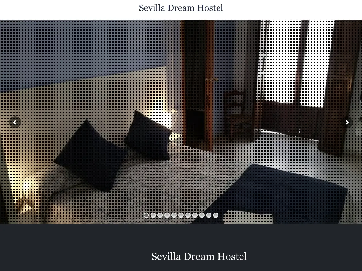 Sevilla Dream Hostel's website