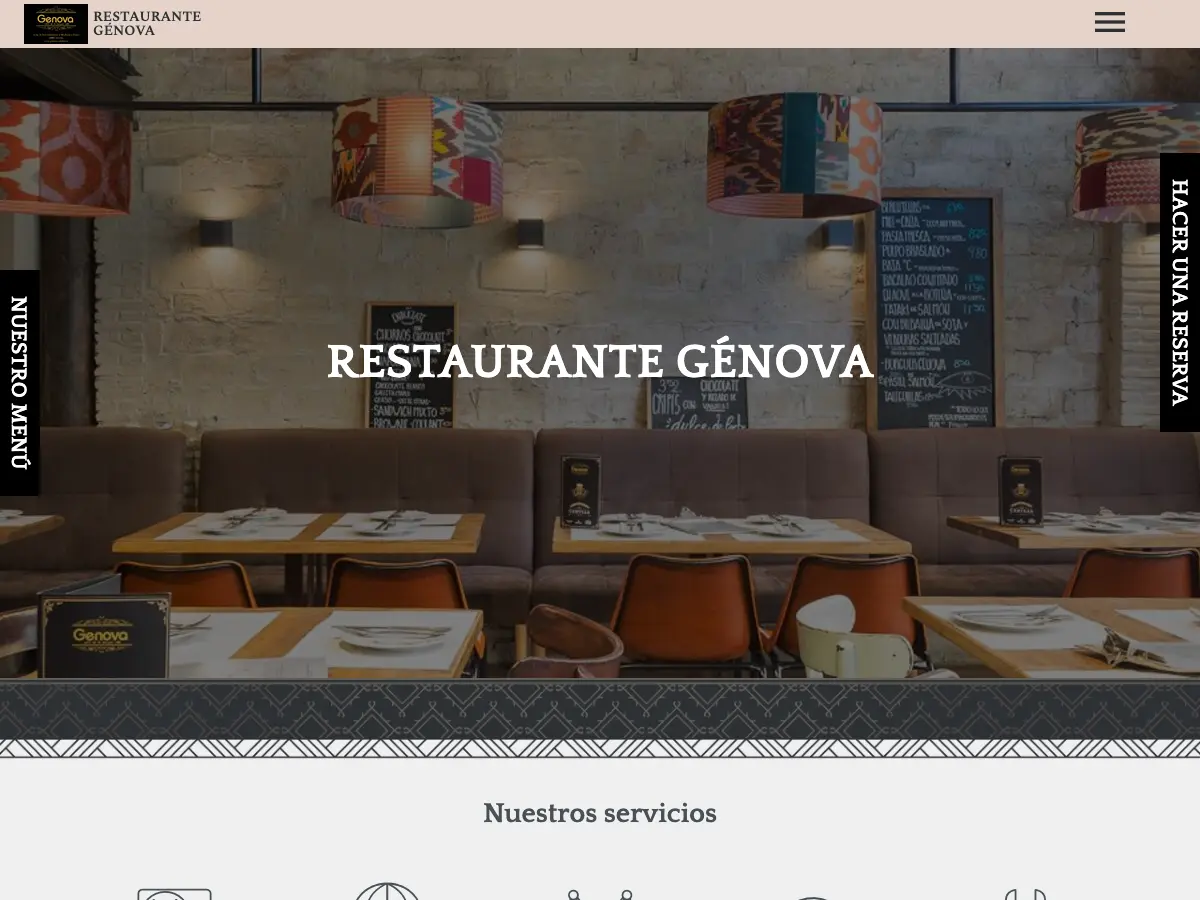 Génova's website