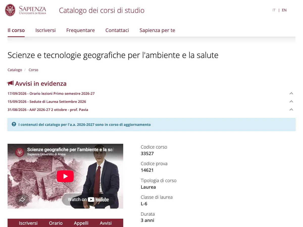 BISG Biblioteca Interdipartimentale di Scienze Giuridiche's website