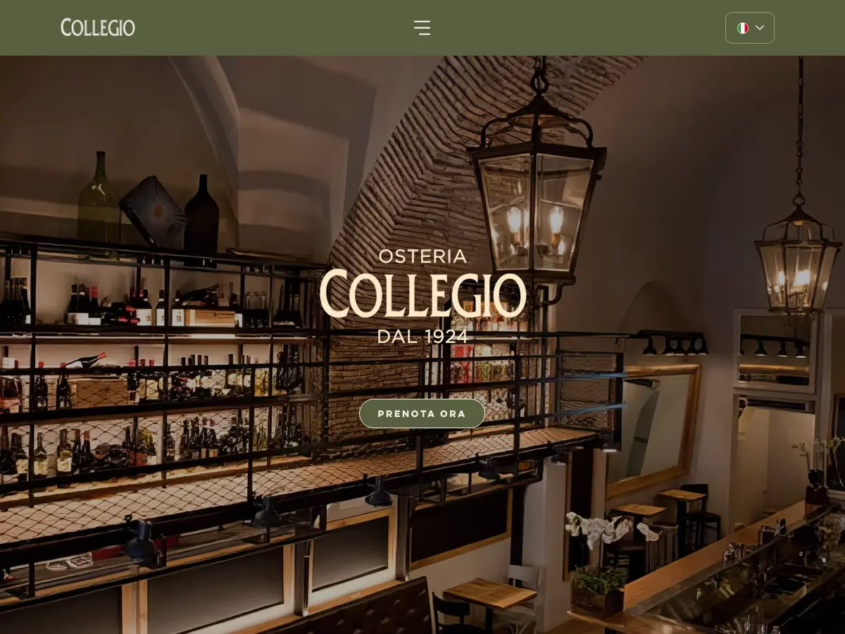 Collegio Bistrot's website