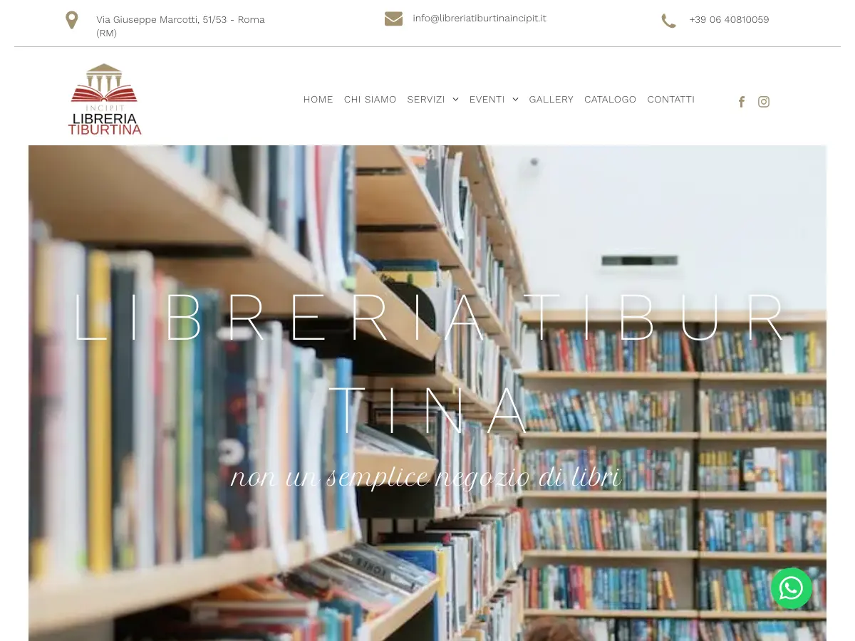 Tiburtina Incipit Library's website