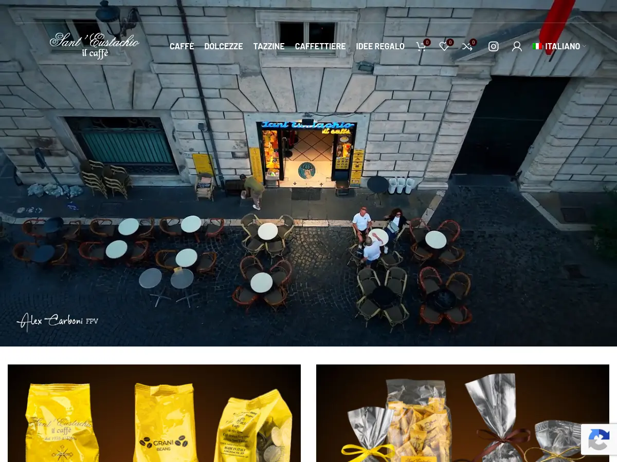 Sant' Eustachio Caffè's website