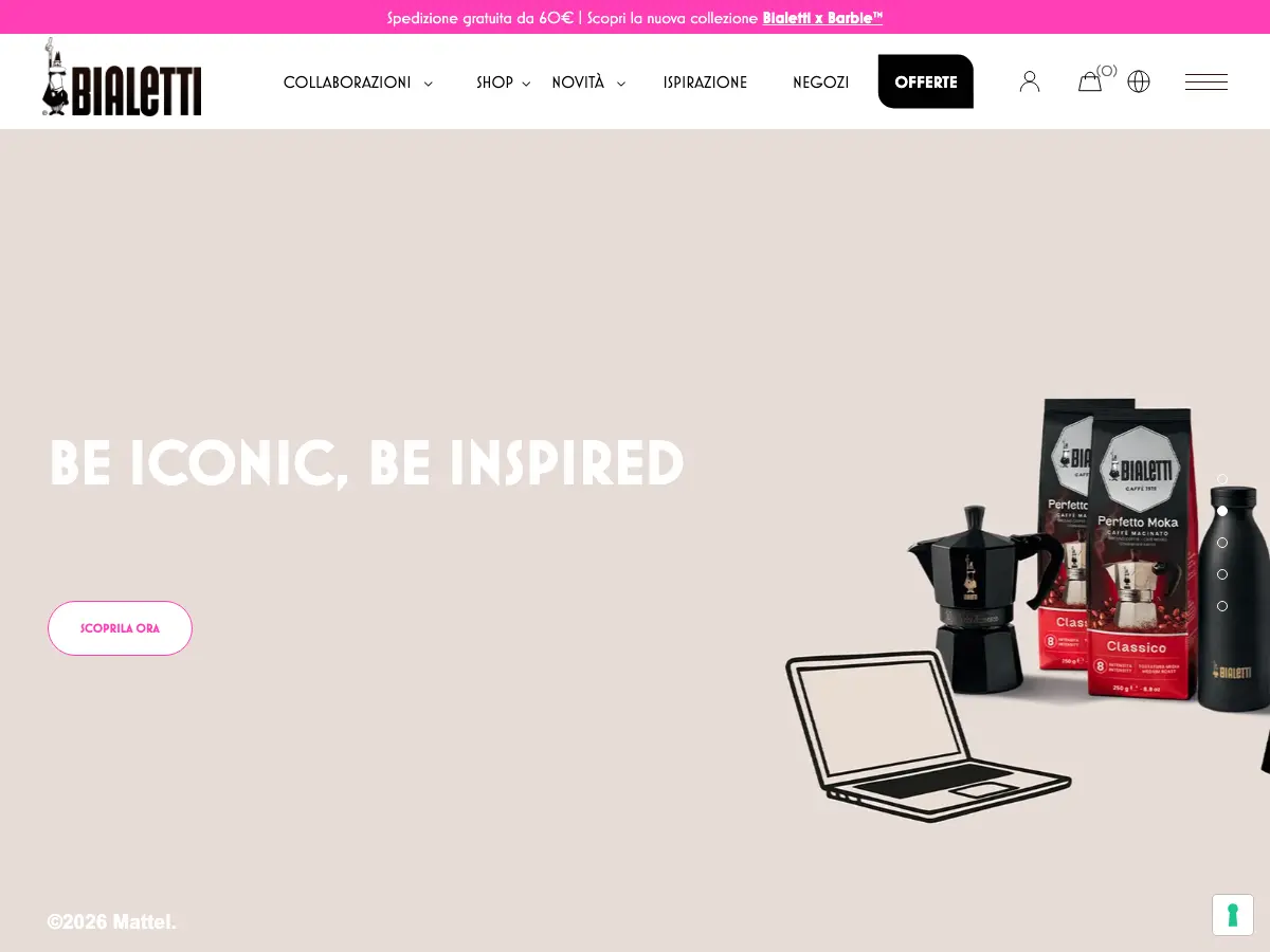 Bialetti's website