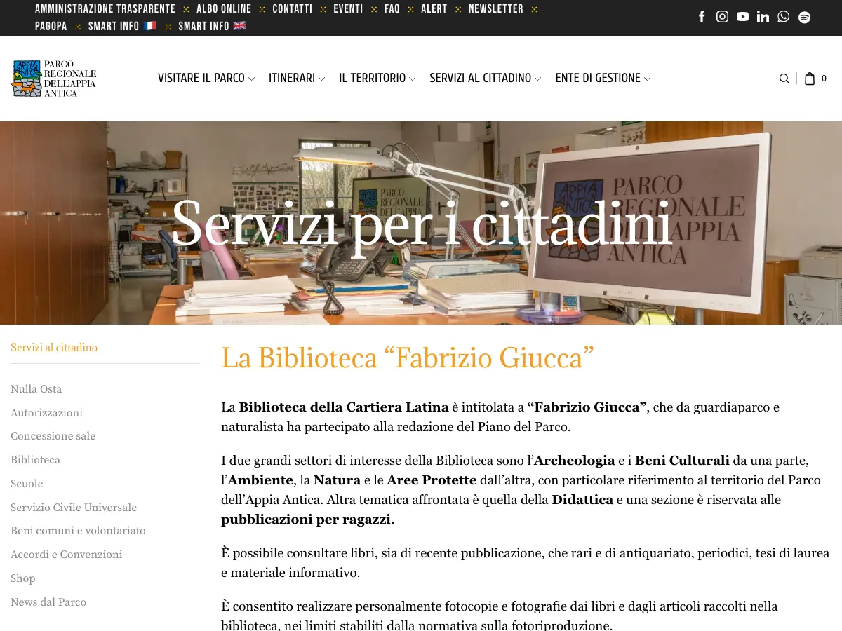 Biblioteca della Cartiera Latina Fabrizio Giucca's website