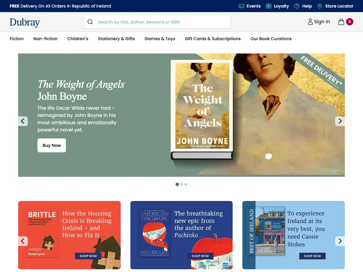 Dubray's website