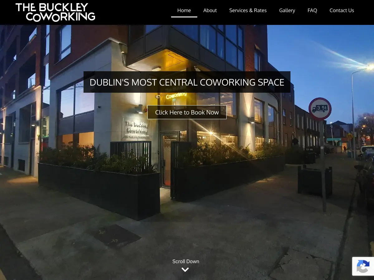 The Buckley Co-Working's website