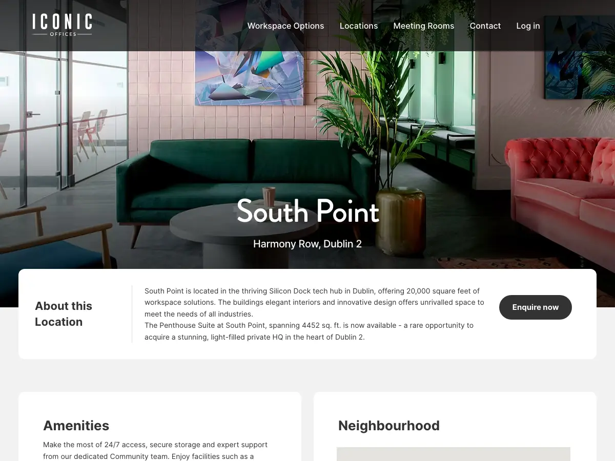 Iconic Offices - South Point's website