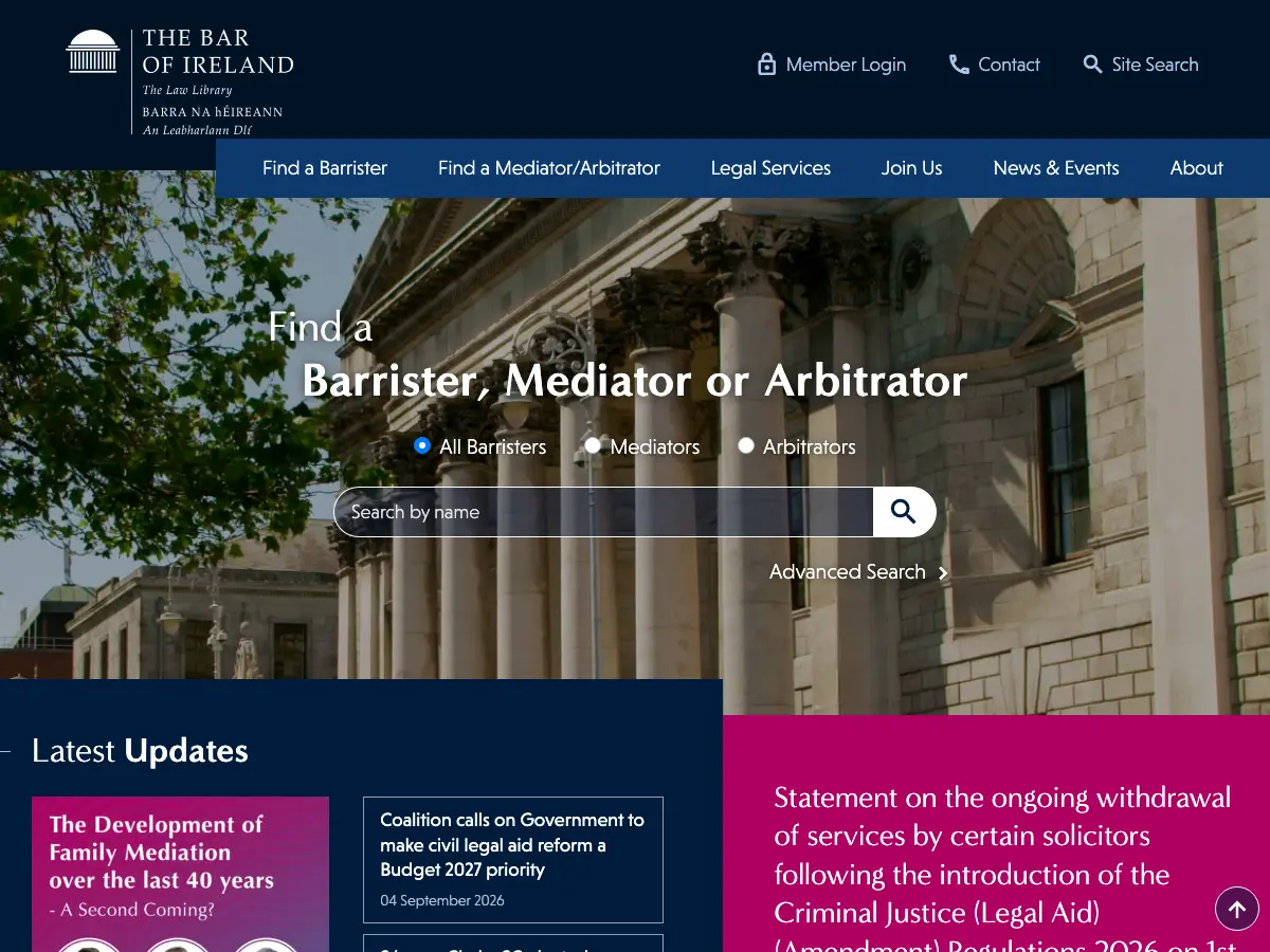 Law Library's website