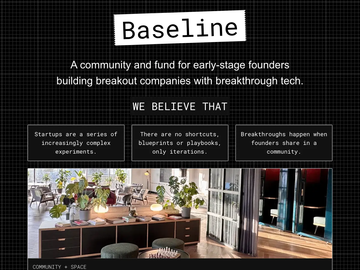Baseline's website
