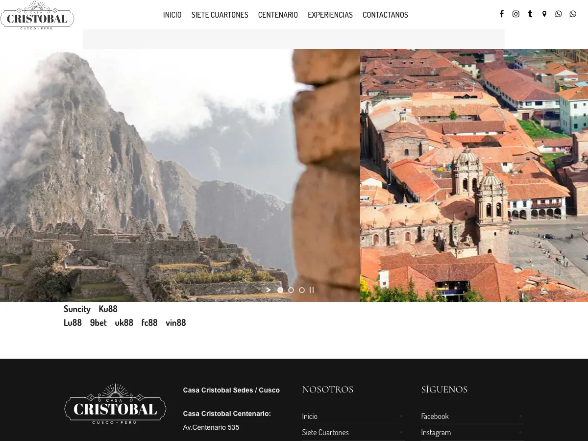 Casa Cristobal's website