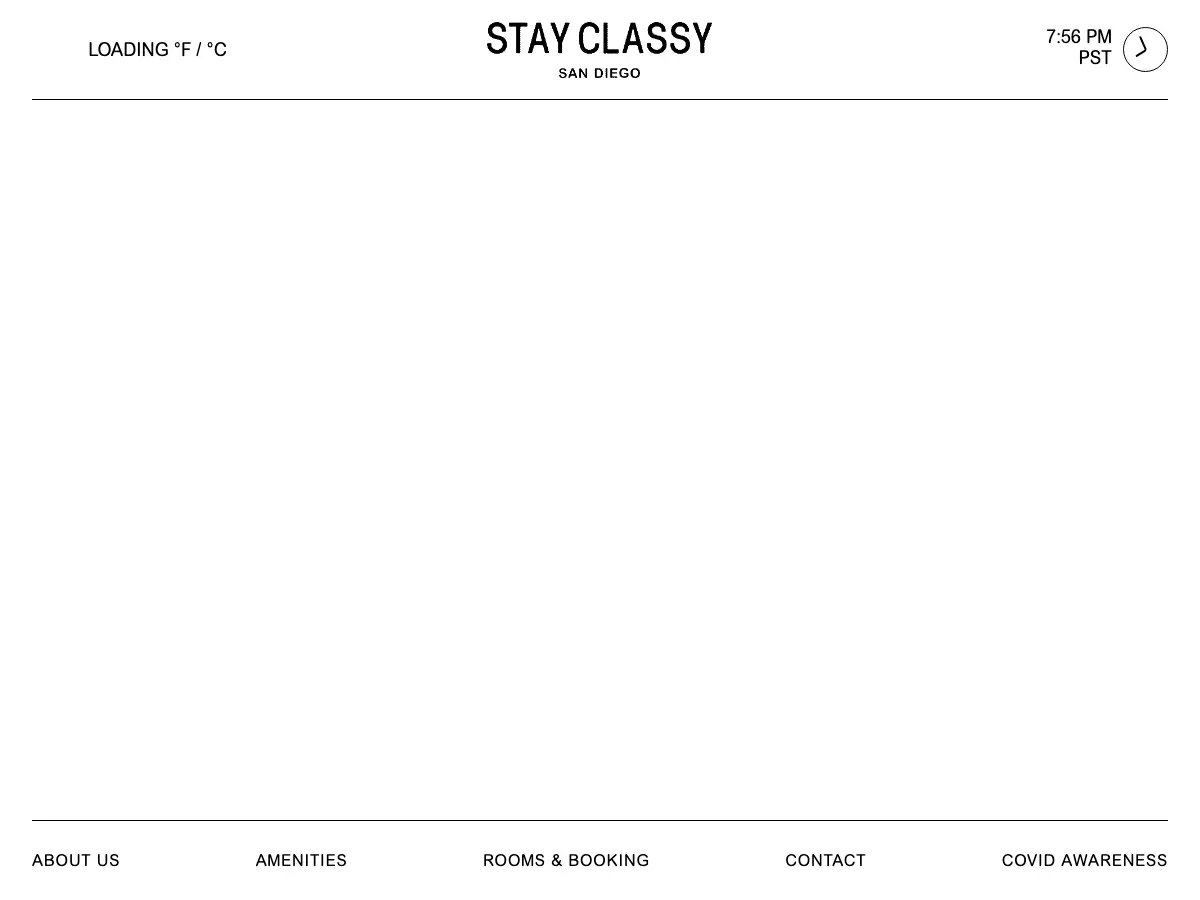 Stay Classy Hostel's website