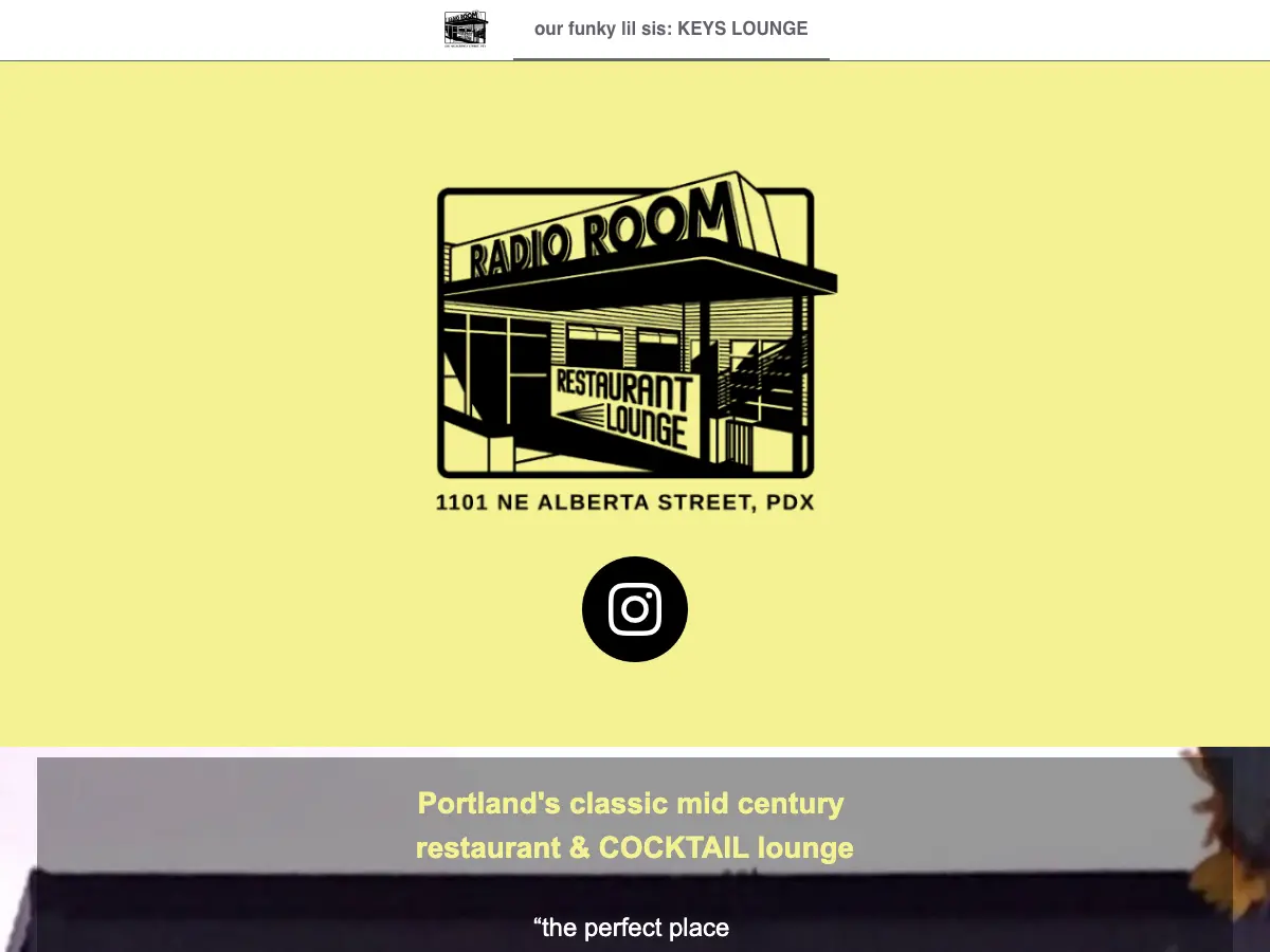The Radio Room's website