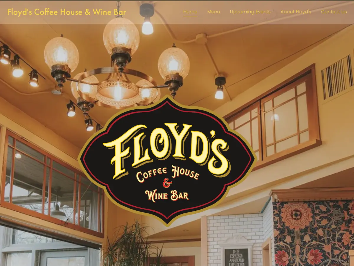 Floyd's Coffee House & Wine Bar's website