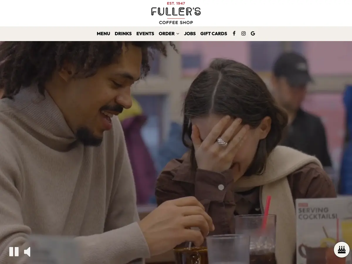 Fuller's Coffee Shop's website