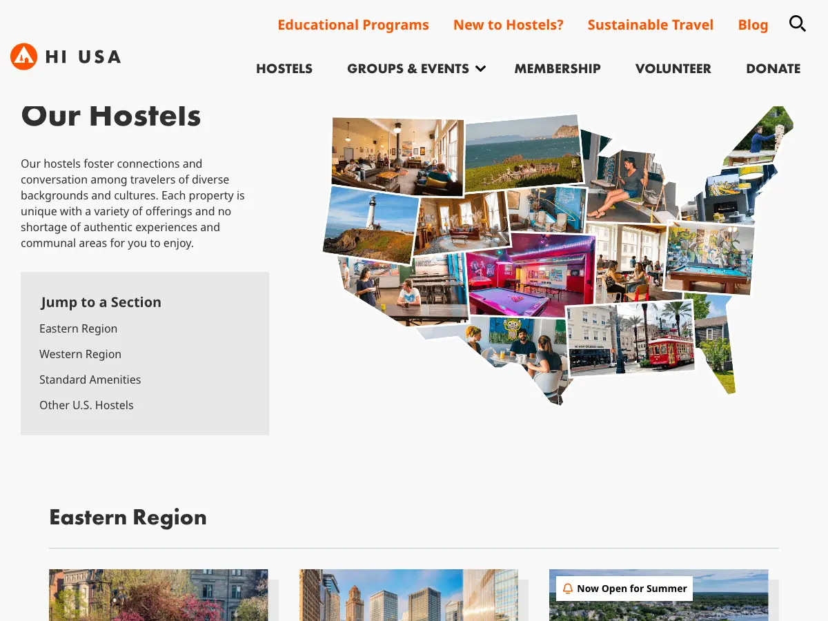 HI Portland Hawthorne Hostel's website