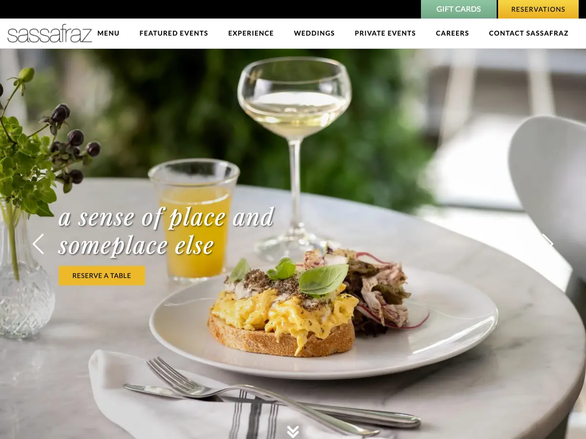 Sassafraz's website