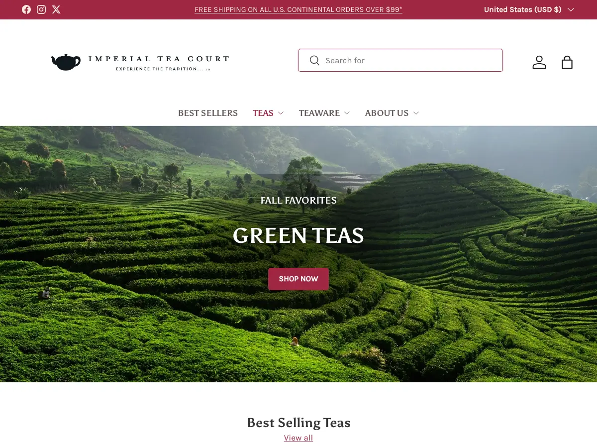 Imperial Tea Court's website