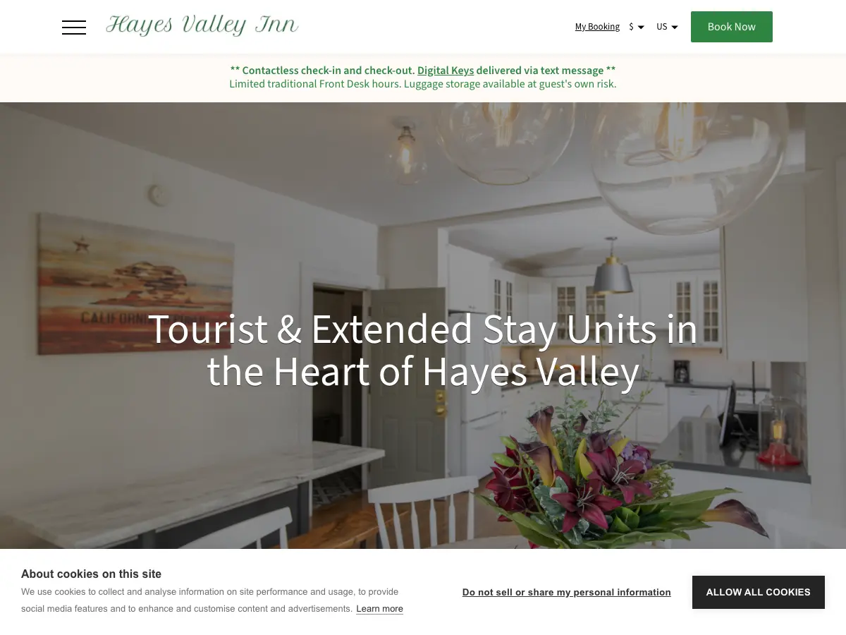Hayes Valley Inn's website