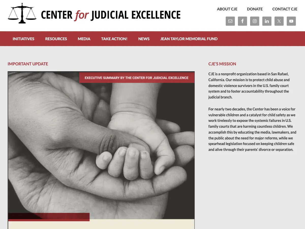 California Judicial Center Library's website