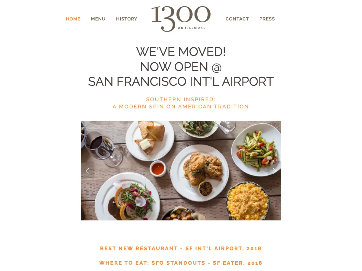 Fillmore Street Cafe's website