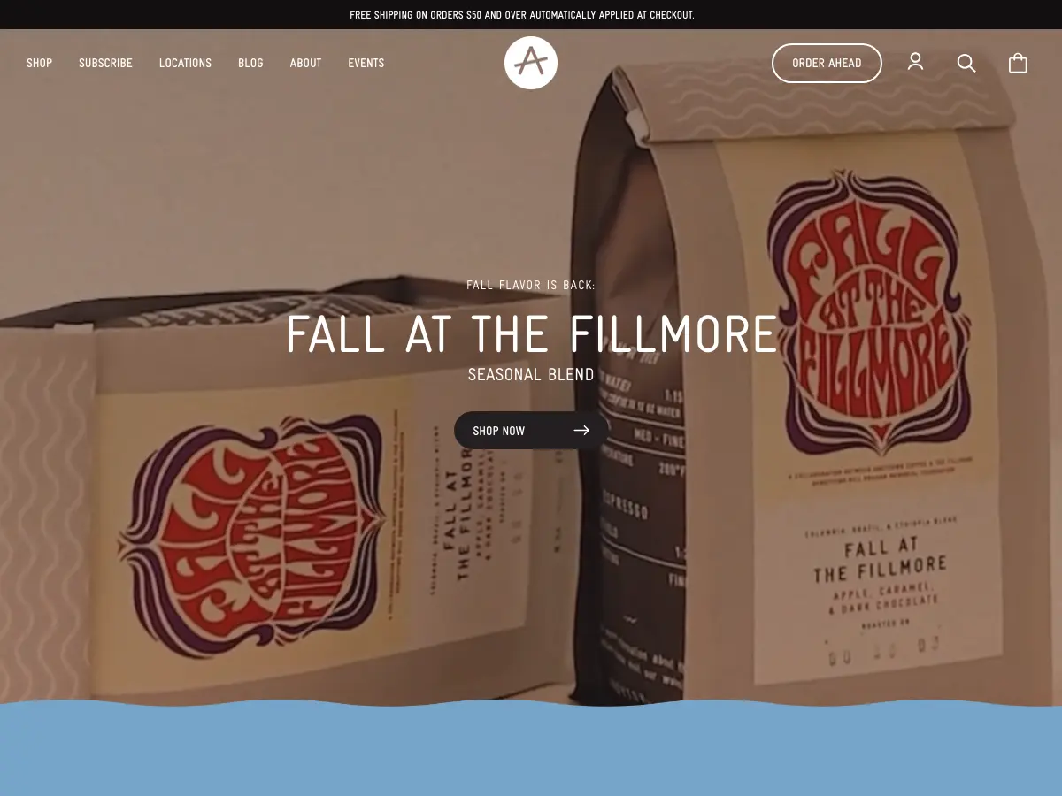 Andytown Coffee Roasters's website