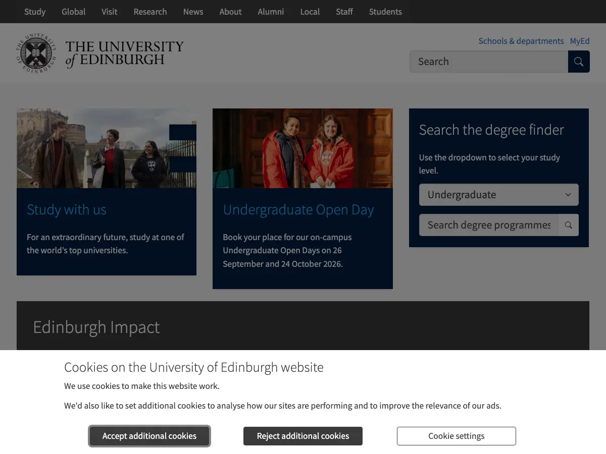 Noreen and Kenneth Murray Library's website