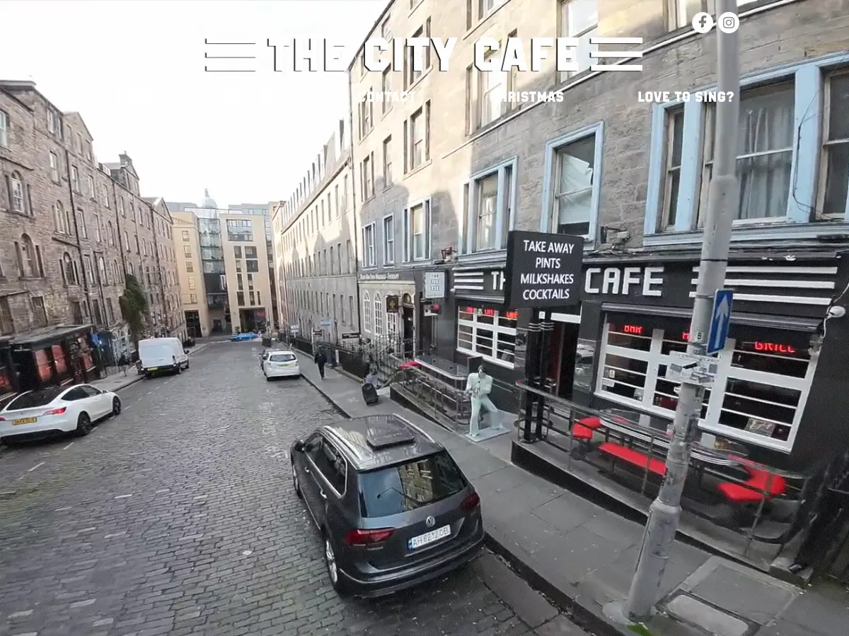 The City Cafe's website