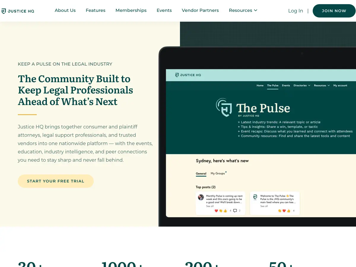 Justice HQ's website