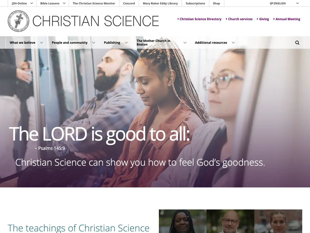 Christian Science Reading Room's website