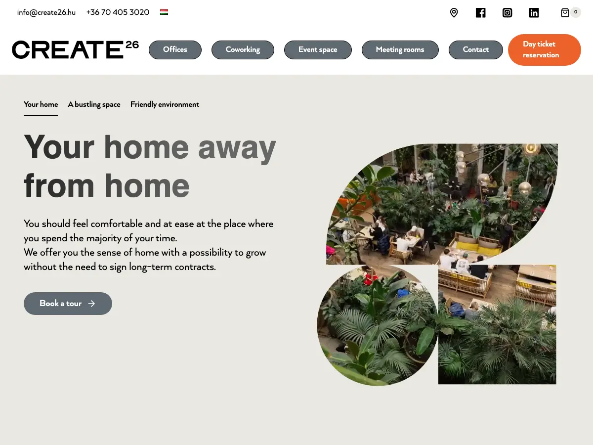 Create26's website