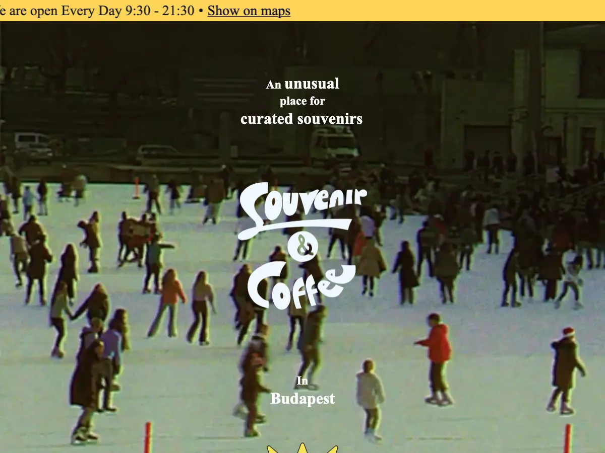 Souvenir and Coffee / Department of Travel's website