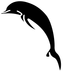 Fekete Delfin logo
