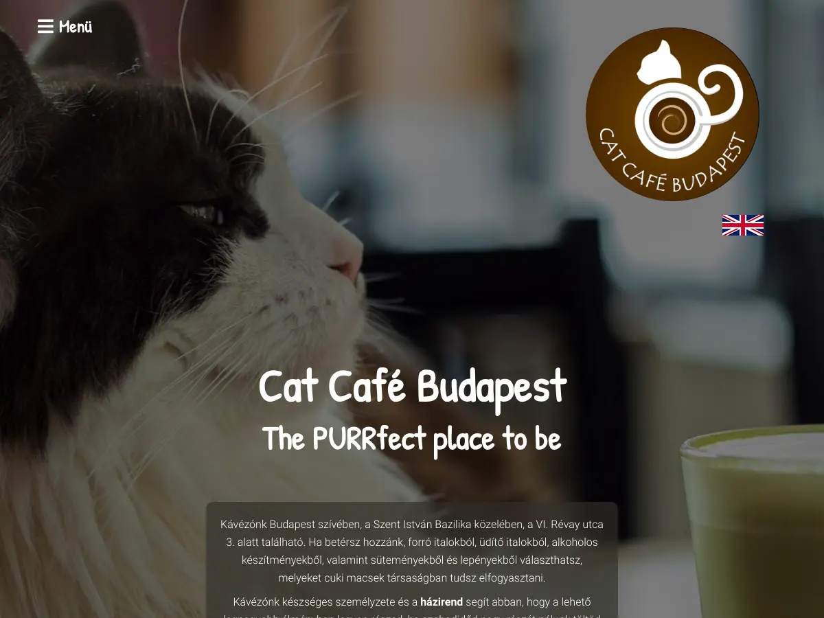 Cat Café's website