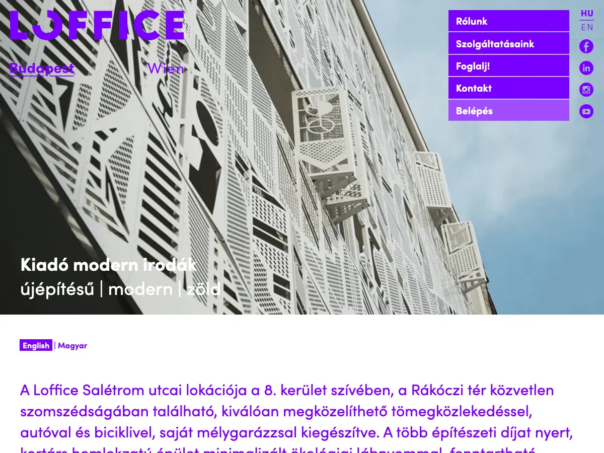 Loffice Salétrom's website