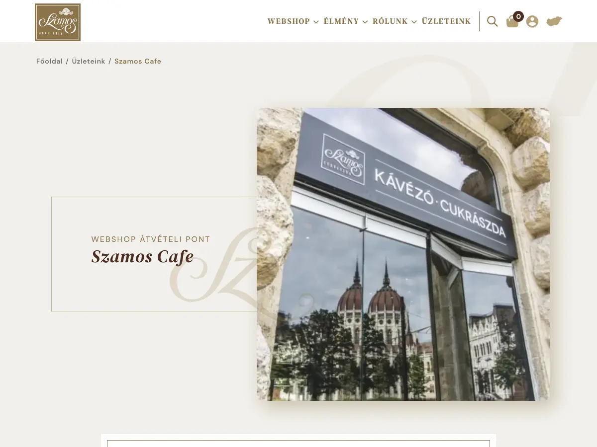 Szamos Today's website