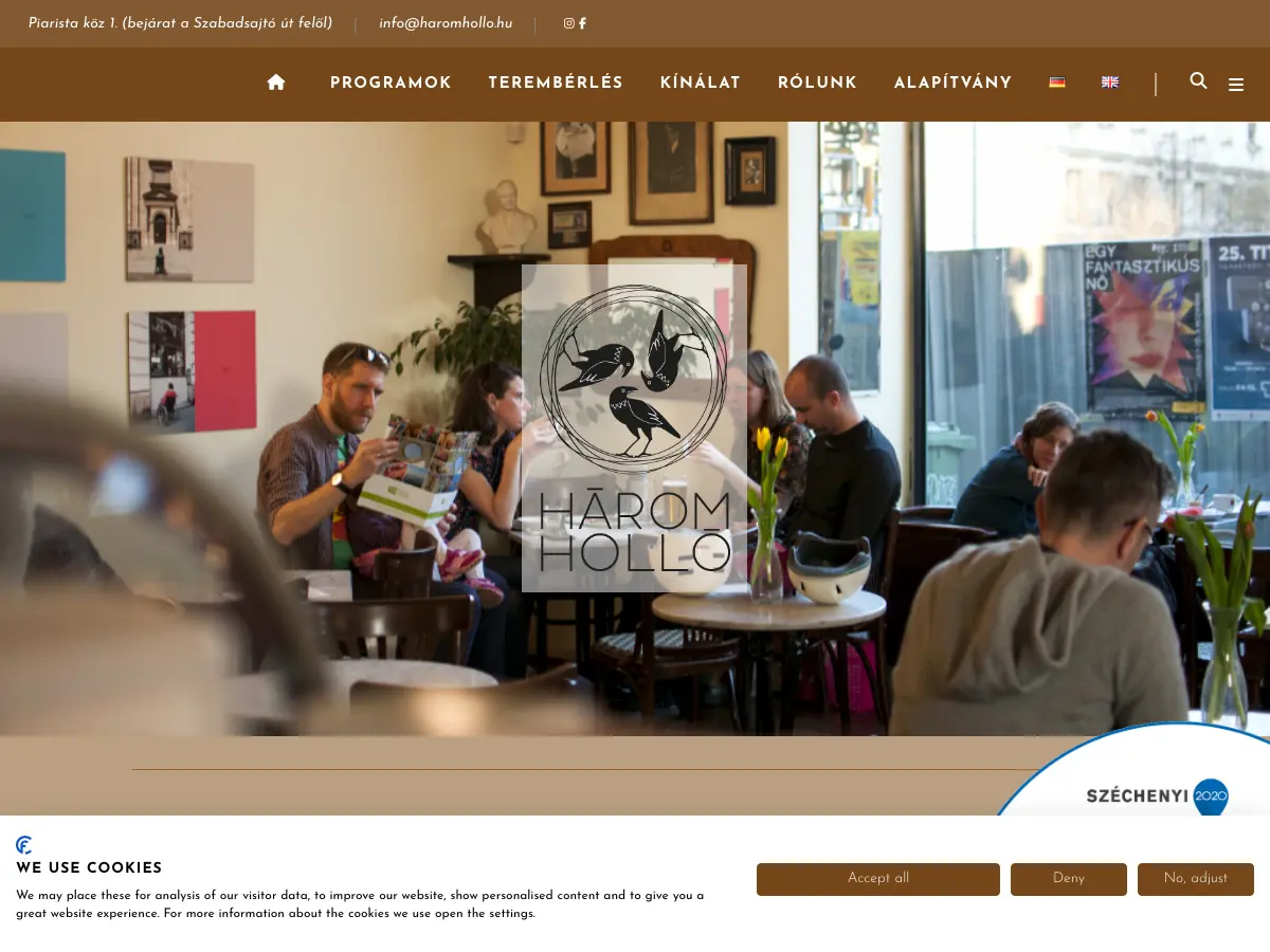 Három Holló's website