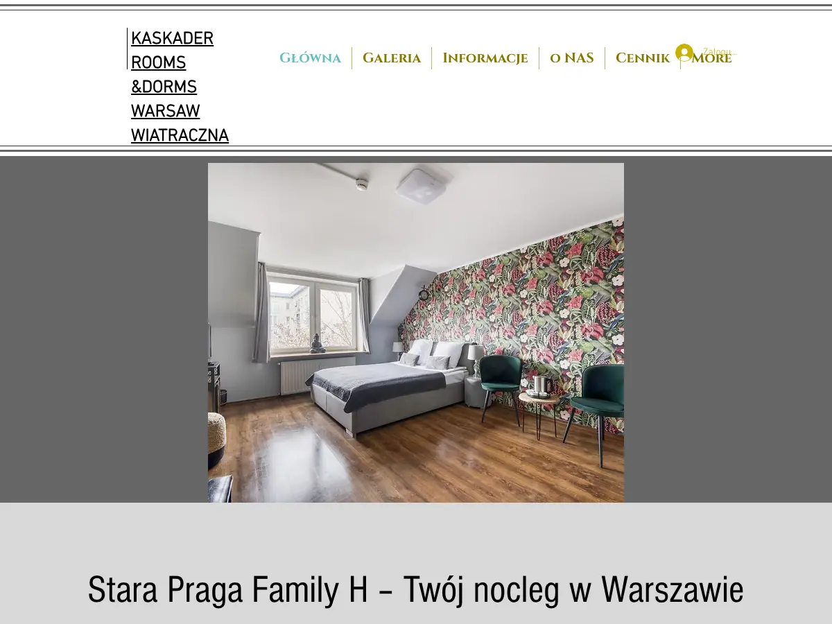 Stara Praga Krokodyl Warsaw Rooms&Dorms's website