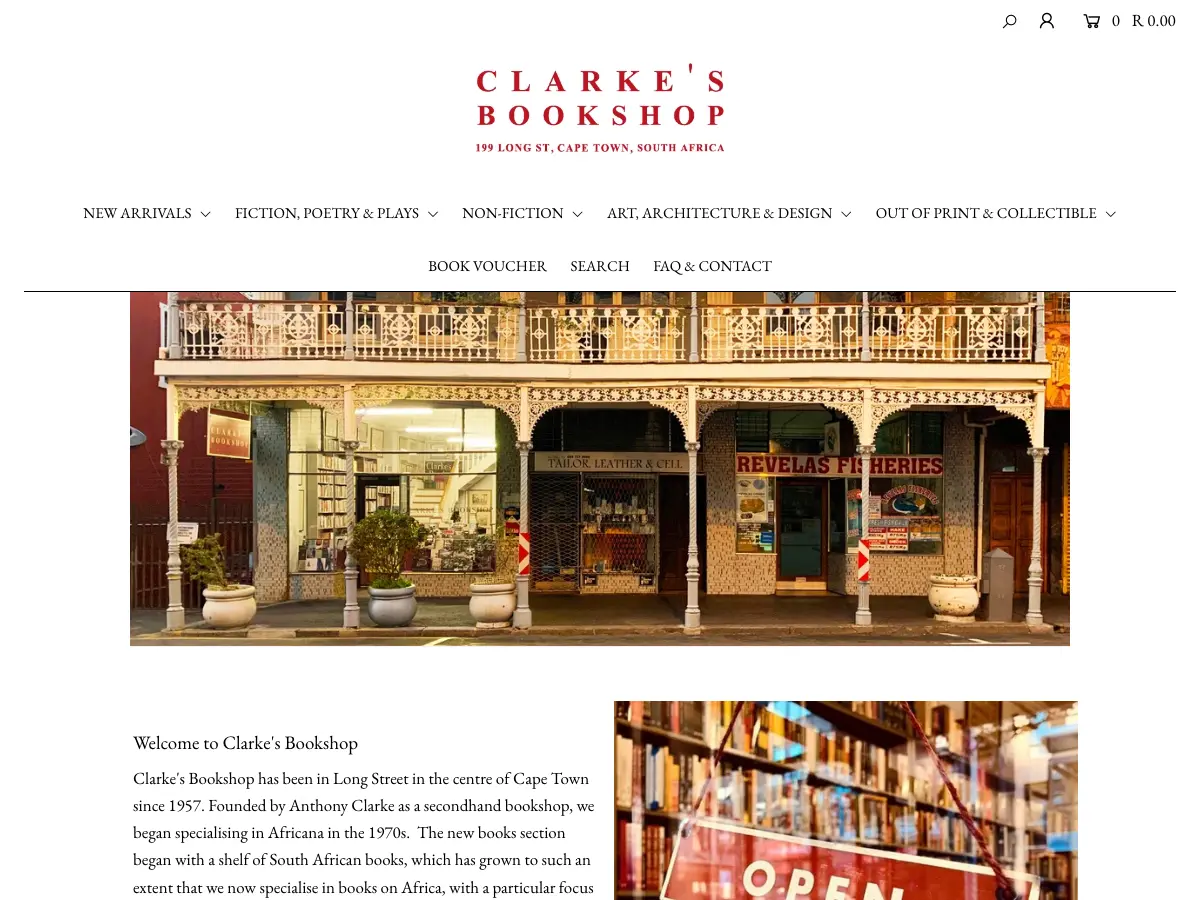 Clarke's's website