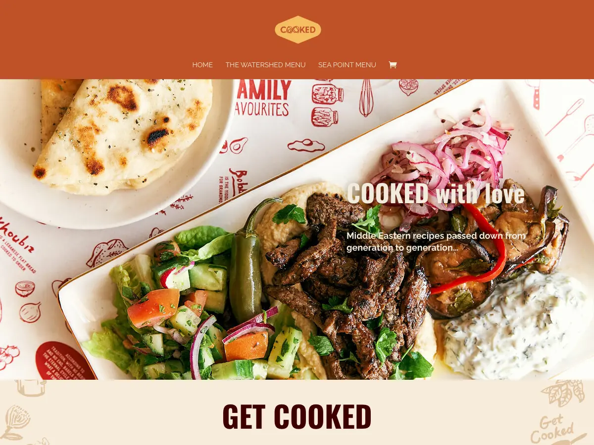 Cooked's website