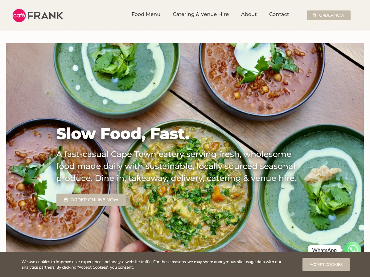 café FRANK's website