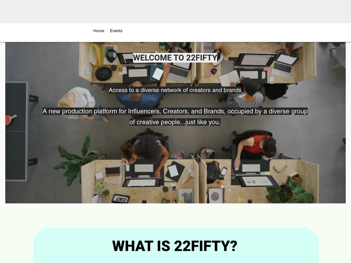 22Fifty's website