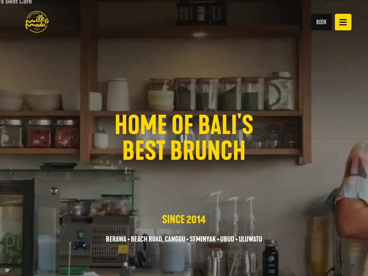 Milk & Madu Beach Road's website