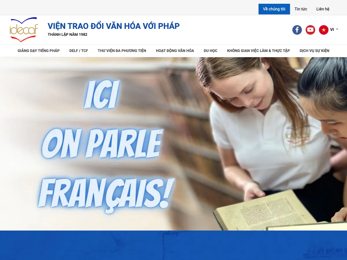 IDECAF's website