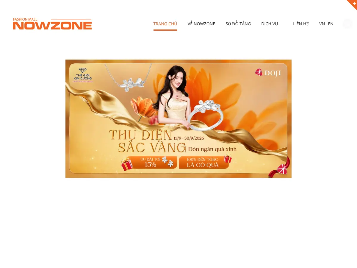 NOWZONE Fashion Mall's website